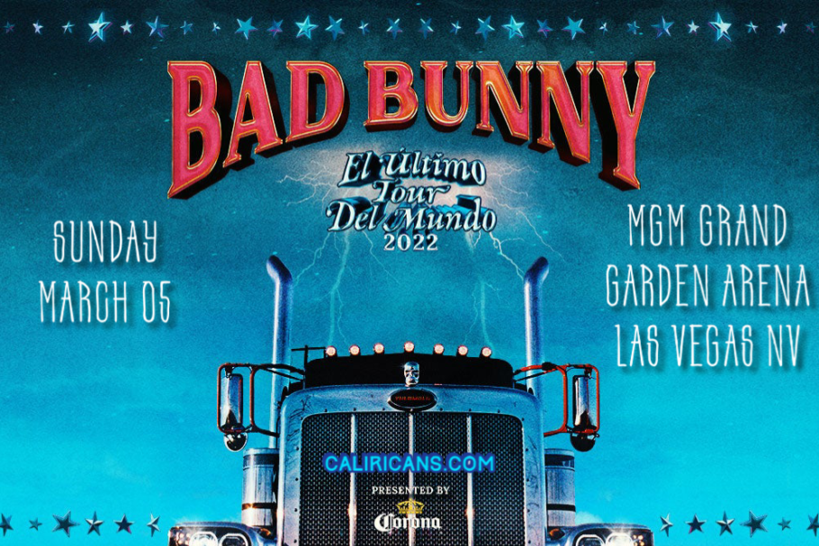 Bad Bunny - Ultimo Tour Del Mundo 2022 - Las Vegas NV